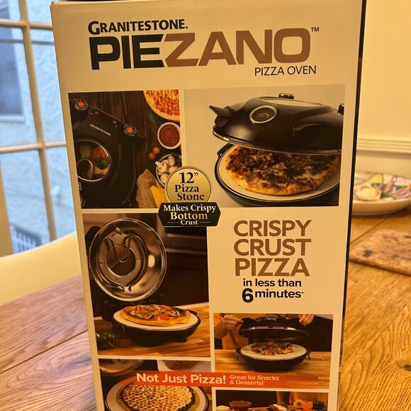 NWT GraniteStone Piezano Electric Pizza Oven - Picture 3 of 7
